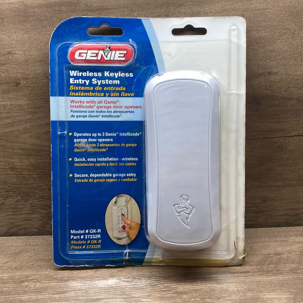 Genie Home Wireless Keyless Entry System OS White GK-R 37332R Intellicode Keypad